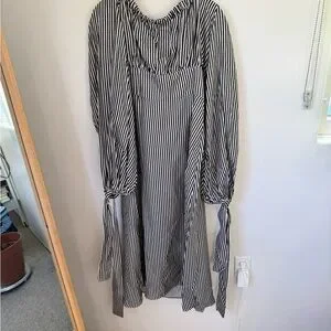 zimmermann black and white striped dress WW37351] Zimmermann main image 1